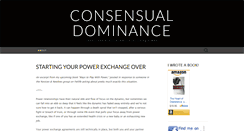 Desktop Screenshot of consensualdominance.net