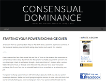 Tablet Screenshot of consensualdominance.net