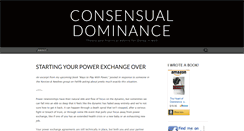 Desktop Screenshot of consensualdominance.com